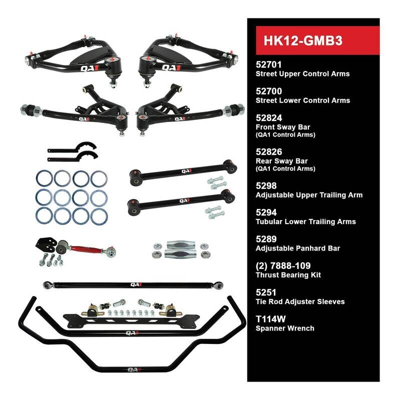 QA1 Level 2 Handling Kit for 69-70 Chevy B-Body Without Shocks