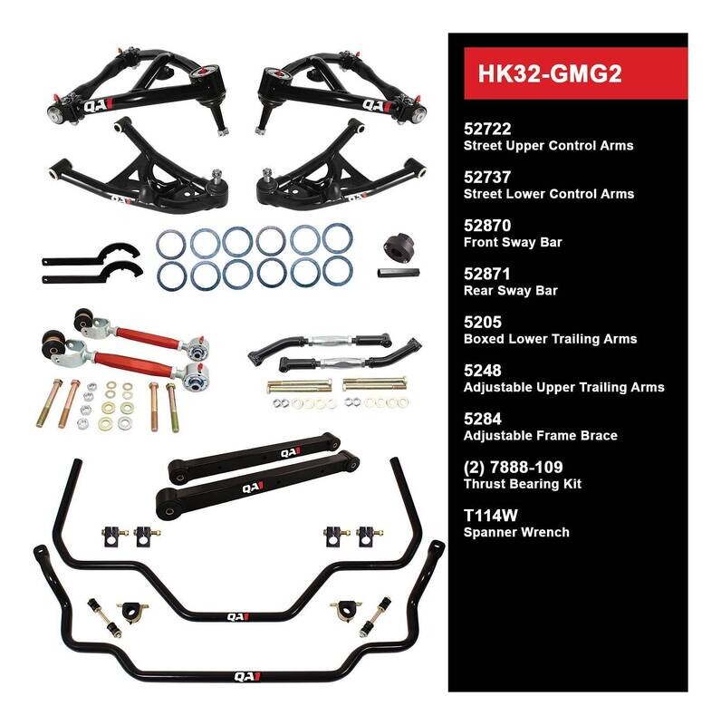 QA1 Level 2 Handling Kit for 69-72 Grand Prix & 70-72 Monte Carlo Without Shocks