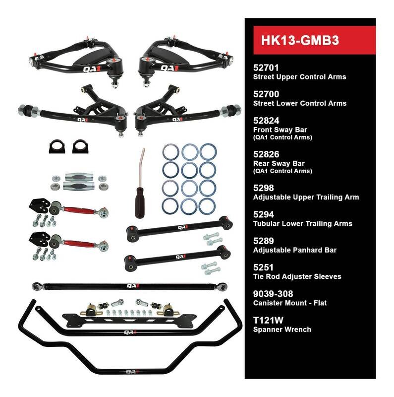 QA1 Level 3 Handling Kit for 69-70 Chevy B-Body Without Shocks