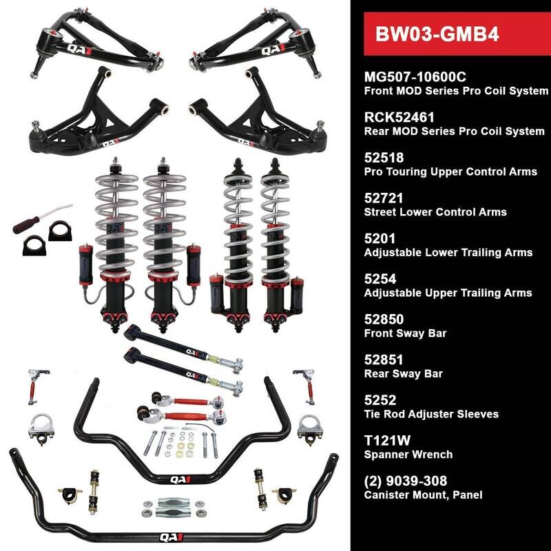 QA1 Level 3 Big Wheel Kit for 71-76 GM B-Body