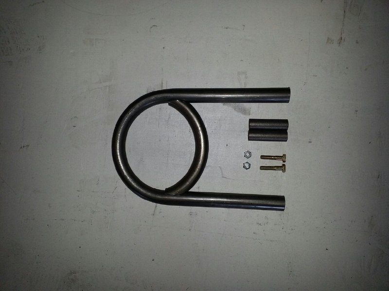 360 Degree 1″ Round Drive Shaft Loop w/ Bolts & Sleeves